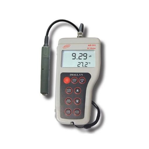 Máy đo EC-Nhiệt độ cầm tay Adwa AD331 (199.9 uS/cm, 60°C)
