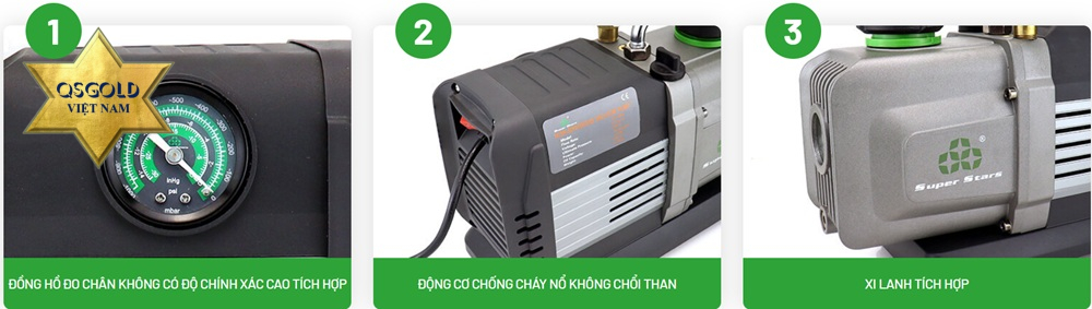 Bơm Chân Không Dùng Điện SUPER STARS ST-4BM 