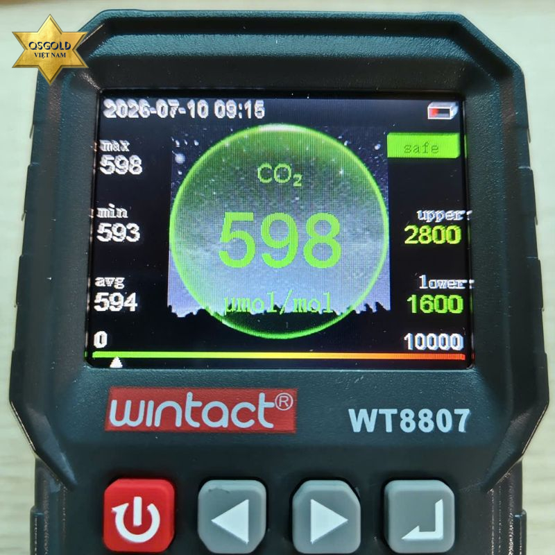 Máy đo nồng độ khí CO2 Wintact WT8807 Máy đo nồng độ khí CO2 Wintact WT8807