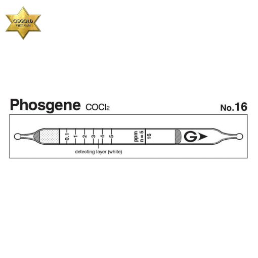 Ống phát hiện nhanh khí Phosgene COCl2 Gastec 16 (0.05~20ppm)