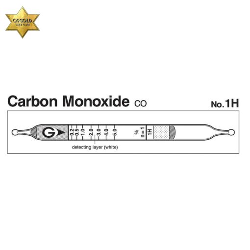 Ống test nhanh khí Carbon monoxide CO Gastec 1H (0.1~10%)