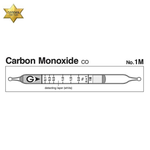 Ống test nhanh khí Carbon monoxide CO Gastec 1M (0.05~4.0%)