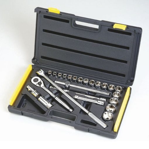 Bộ khẩu 1/2 inch 6 cạnh 25 chi tiết Stanley 86-589 Bộ khẩu 1/2 inch 6 cạnh 25 chi tiết Stanley 86-589