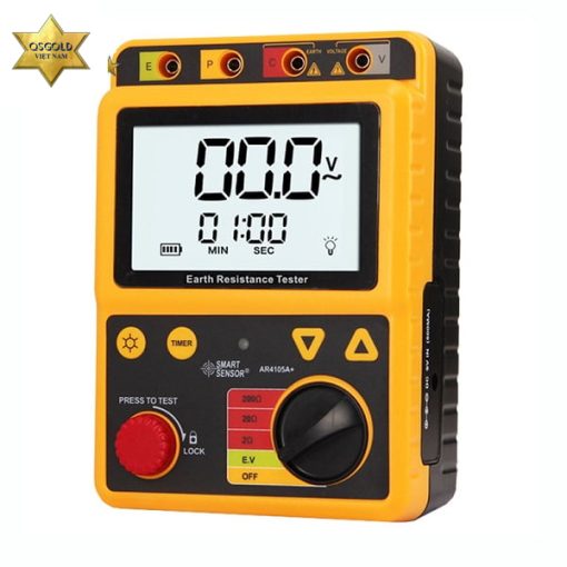 Máy đo điện trở đất SmartSensor AR4105A Máy đo điện trở đất SmartSensor AR4105A