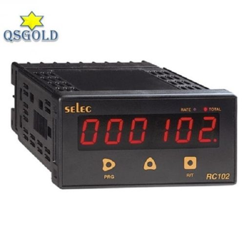 Bộ hiển thị tốc độ và đếm tổng Selec RC102C (48x96mm) Bộ hiển thị tốc độ và đếm tổng Selec RC102C (48x96mm)