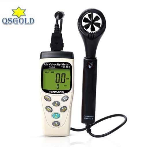 Máy đo tốc độ gió, lưu lượng gió Tenmars TM-404 (25m/s, 60℃)