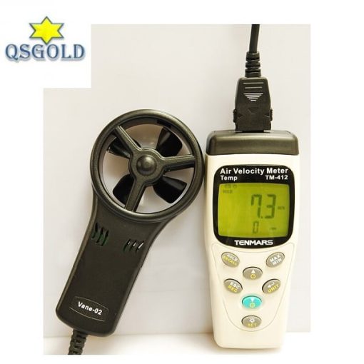 Máy đo tốc độ, lưu lượng gió Tenmars TM-412 (45m/s, 60℃)