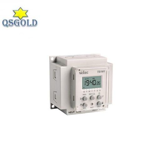 Timer Switch hiển thị màn hình LCD Selec TS1W1-1-20A-230V