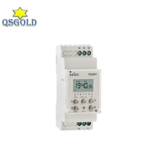 Timer Switch hiển thị màn hình LCD Selec TS2M1-1-16A-230V