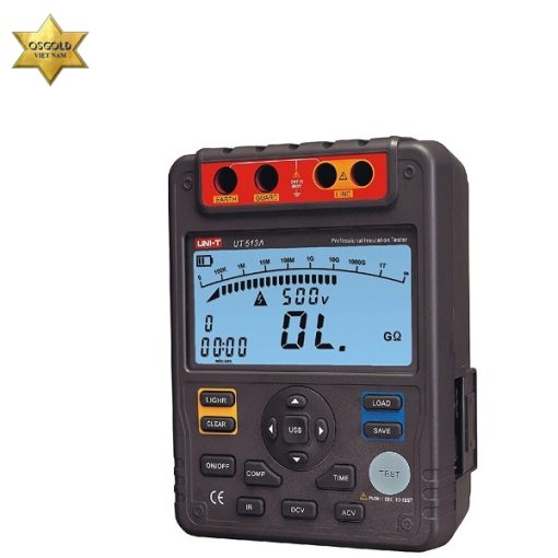 Máy đo điện trở cách điện Uni-T UT513A Máy đo điện trở cách điện của máy biến áp lớn, máy phát điện, động cơ điện áp cao