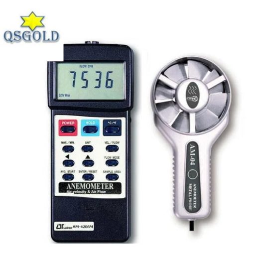 Máy đo tốc độ gió, lưu lượng gió Lutron AM-4206M (25 m/s) Máy đo tốc độ gió, lưu lượng gió Lutron AM-4206M (25 m/s)