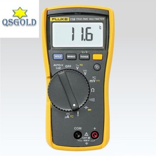 Đồng hồ vạn năng Fluke 116 (600V, 600.0 μA, đo nhiệt độ K)
