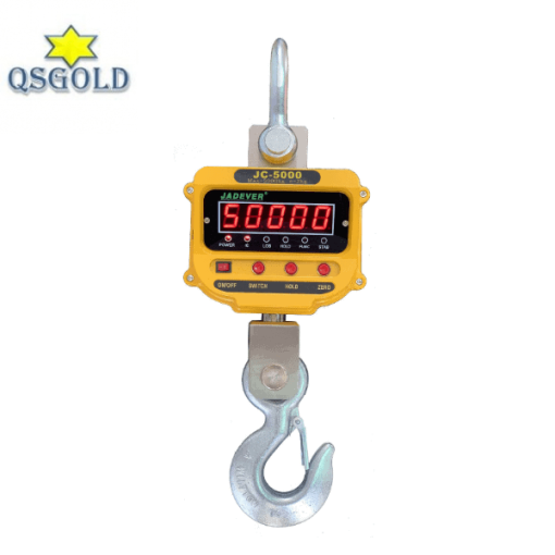 Cân treo điện tử móc xoay 360 độ Jadever JC-5000 (5000kg; 2kg) Cân treo điện tử móc xoay 360 độ Jadever JC-5000 (5000kg; 2kg)