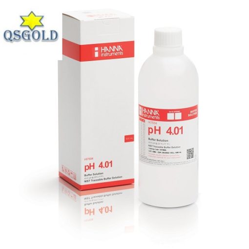 Dung dịch hiệu chuẩn pH 4.01 Hanna HI7004L (500ml) Dung dịch hiệu chuẩn pH 4.01 Hanna HI7004L (500ml)