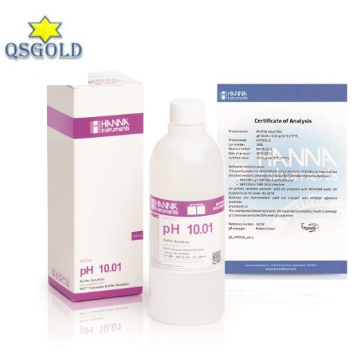 Dung dịch hiệu chuẩn pH 10.01 Hanna HI7010L (500ml) Dung dịch hiệu chuẩn pH 10.01 Hanna HI7010L (500ml)