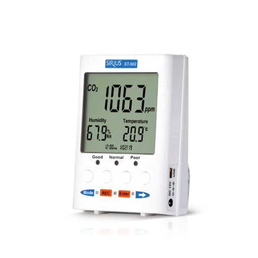 Máy đo khí CO2, nhiệt độ, độ ẩm để bàn Tenmars ST-502 (9999 ppm) Máy đo khí CO2, nhiệt độ, độ ẩm để bàn Tenmars ST-502 (9999 ppm)
