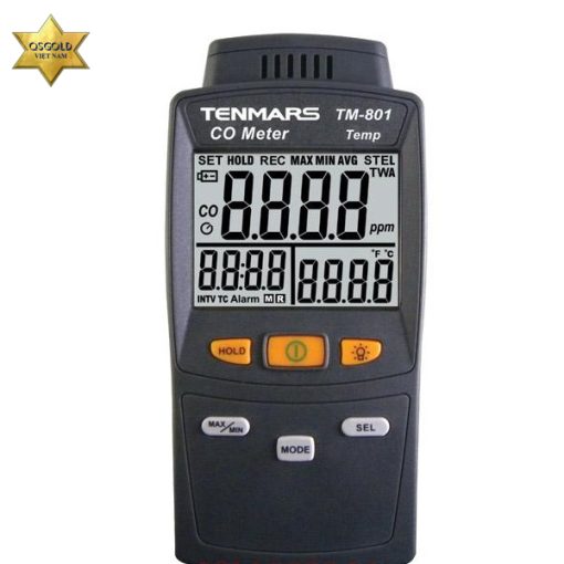 Máy đo nồng độ khí CO Tenmars TM-801 Máy đo nồng độ khí CO Tenmars TM-801