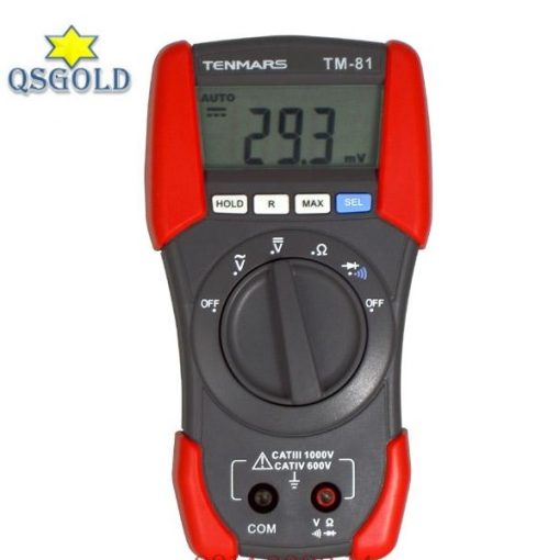 Đồng hồ vạn năng điện tử Tenmars TM-81 (600V) Đồng hồ vạn năng điện tử Tenmars TM-81 (600V)