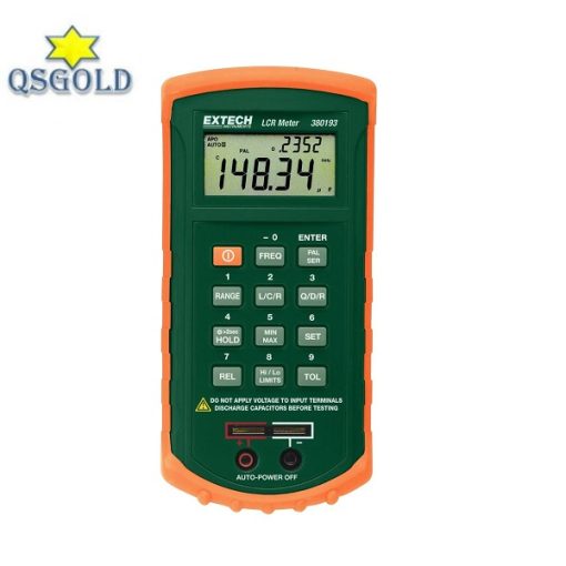 Máy đo LCR cầm tay Extech 380193 (10000H/10mF/10MΩ/1kHz) Máy đo LCR cầm tay Extech 380193 (10000H/10mF/10MΩ/1kHz)