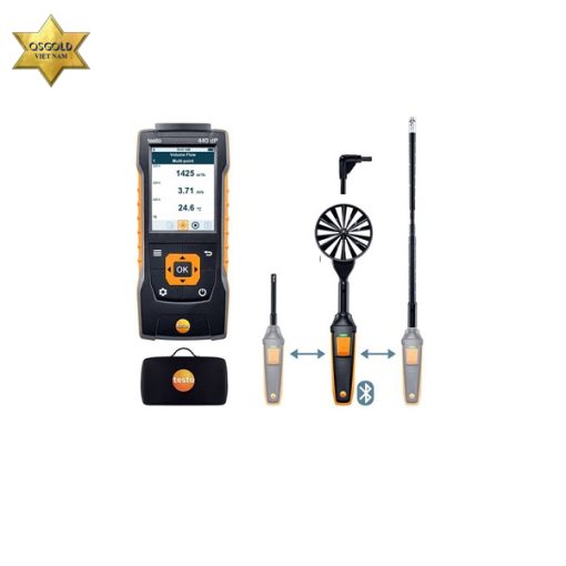 Testo 440 dP máy đo nhiệt độ, vi sai áp suất