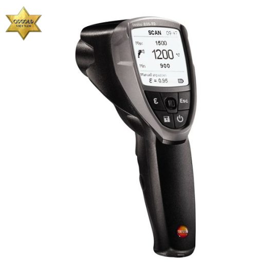 Súng đo nhiệt độ 1500°C Testo 835-T2 (50:1, 4 điểm đo) Súng đo nhiệt độ 1500°C Testo 835-T2 (50:1, 4 điểm đo)