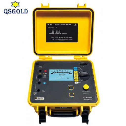 Chauvin Arnoux C.A 6505 máy đo điện trở cách điện 5.1KV Chauvin Arnoux C.A 6505 máy đo điện trở cách điện 5.1KV