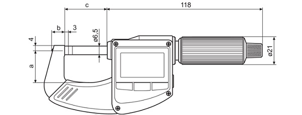 Panme đo ngoài điện tử Mahr 4157010 (0-25mm/0.001mm/IP40)