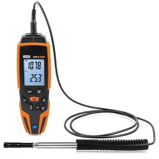 Máy đo tốc-lưu lượng độ gió, nhiệt độ, độ ẩm HT HTA105
