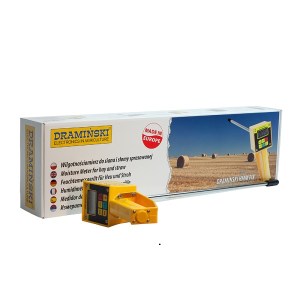 colourful transportation package, laminated cardboard, Draminski HMM moisture meter for hay and straw