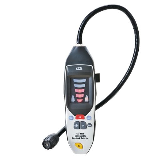 Máy phát hiện rò rỉ khí cháy CEM GD-3306 (0 đến 10000ppm) Máy phát hiện rò rỉ khí cháy CEM GD-3306 (0 đến 10000ppm)