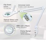 Kính lúp kẹp bàn có đèn LED Proskit MA-1209Li