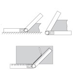 Thước đo góc điện tử Insize 2176-300 Thước đo góc điện tử Insize 2176-300