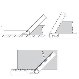 Thước đo góc điện tử Insize 2176-300