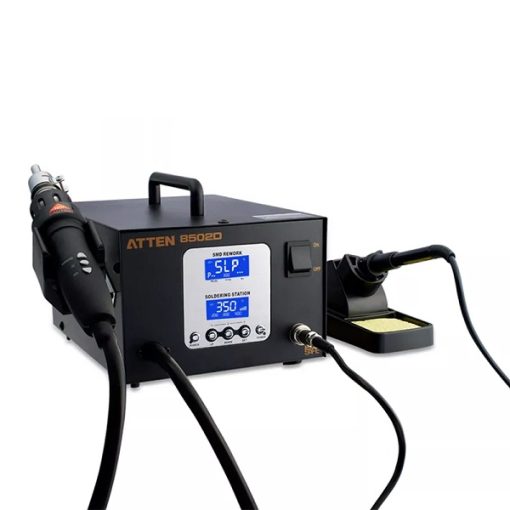Máy hàn thiếc tích hợp khò hơi nóng Atten AT8502D Máy hàn thiếc tích hợp khò hơi nóng Atten AT8502D