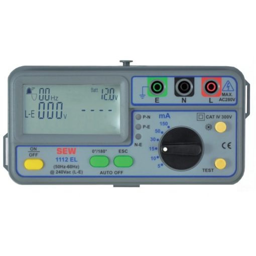 Máy kiểm tra dòng rò RCD điện tử Sew 1112EL