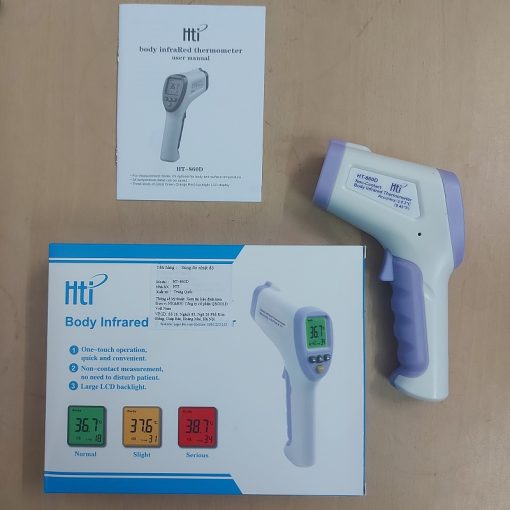 Nhiệt kế đo trán, máy đo nhiệt độ cơ thể HTi HT860D Nhiệt kế đo trán, máy đo nhiệt độ cơ thể HTi HT860D