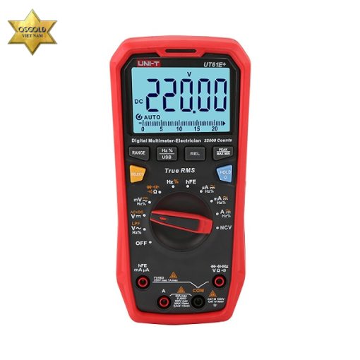 Đồng hồ vạn năng đo biến tần Uni-T UT61E+ (1000V/20A) Đồng hồ vạn năng đo biến tần Uni-T UT61E+