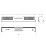 Nivo cân máy 300mm dạng thanh Roeckle 4023/300/KK