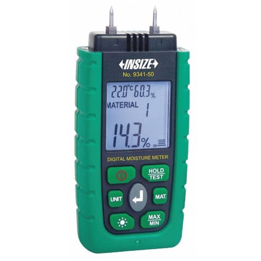 Máy đo độ ẩm gỗ vật liệu xây dựng Insize 9341-50 Máy đo độ ẩm gỗ vật liệu xây dựng Insize 9341-50