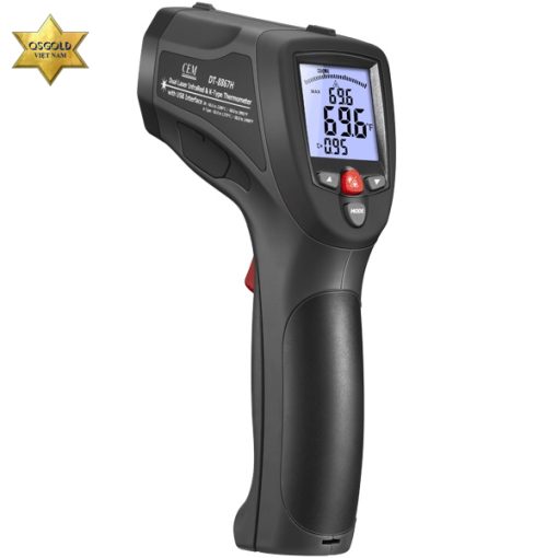 Súng đo nhiệt độ hồng ngoại CEM DT-8868H (1850ºC) Súng đo nhiệt độ hồng ngoại CEM DT-8868H (1850ºC)
