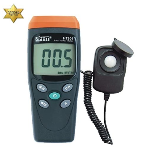 Máy đo bức xạ mặt trời HT Instruments HT204 (1999W/m2) Máy đo bức xạ mặt trời HT Instruments HT204 (1999W/m2)