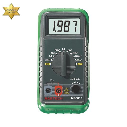 Đồng hồ đo tụ điện Mastech MS6013 (20mF-200pF) Đồng hồ đo tụ điện Mastech MS6013 (20mF-200pF)