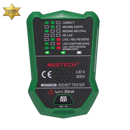 Thiết bị kiểm tra ổ cắm Mastech MS6862B