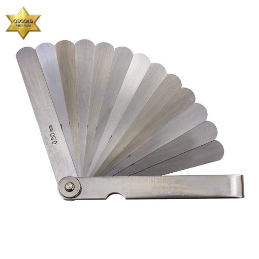 Thước căn lá đo độ dày Mitutoyo 184-307S (0.03-0.5mm) Model: 184-307S