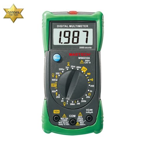Đồng hồ vạn năng Mastech MS8233A Model: MS8233A