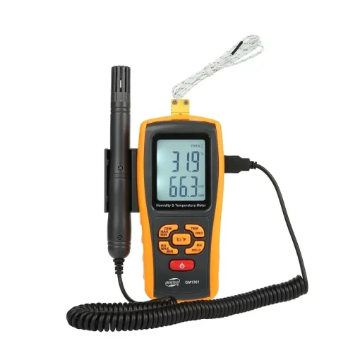 Máy đo độ ẩm, nhiệt độ Benetech GM1361 Máy đo nhiệt độ-áp suất-độ ẩm- điểm sương GM1361