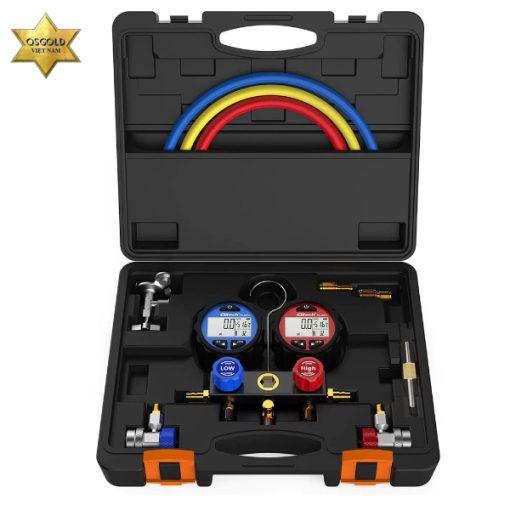 Bộ đồng hồ đo áp suất môi chất lạnh Elitech DMG-3 Bộ đồng hồ đo áp suất môi chất lạnh Elitech DMG-3