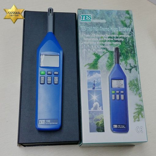 Máy đo nhiệt độ/ độ ẩm/ áp suất TES TES-1161 Máy đo nhiệt độ/ độ ẩm/ áp suất TES TES-1161