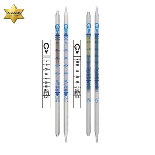 Ống phát hiện nhanh khí H2S+SO2 Gastec 45S Ống phát hiện nhanh khí H2S+SO2 Gastec 45S