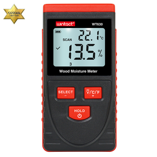 Máy đo độ ẩm gỗ tiếp bằng siêu âm Wintact WT630